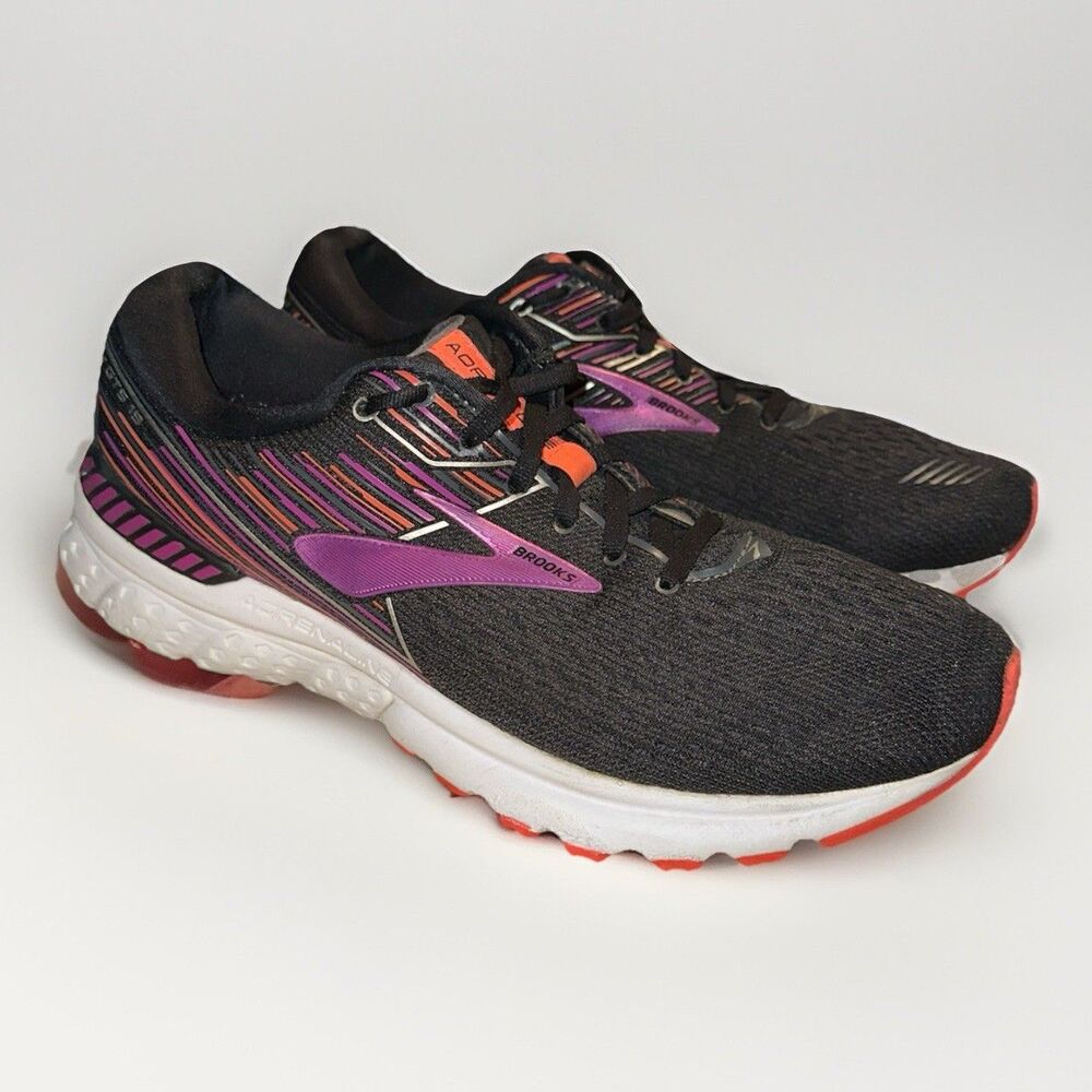 Brooks Adrenaline GTS-19 Womens Size 11 B Athletic Running Black 1202842B080